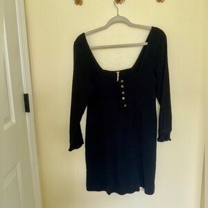 Free People Black Dress